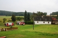 Gehfte im Sdwesten der Waldbrandfront
